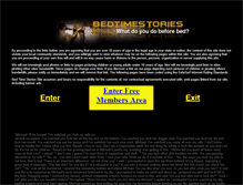 Tablet Screenshot of bedtimestories.net